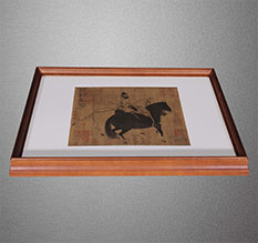 兴安盟书画装裱配框服务案例